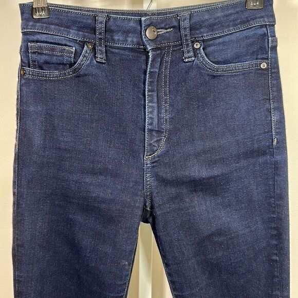 JOE’S Women’s High Rise Skinny Cropped/Ankle Denim Jeans Dark Blue Size 26 - Picture 4 of 11